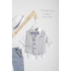 Piccolino Βαπτιστικό κοστούμι  Gustavo σε χρώμα Light Blue